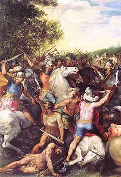 La Victoire de Tullus Hostilius sur les forces de Veies et de Fidena