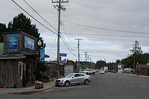 Looking north on South Eighth Street