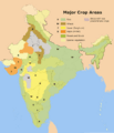 Major crop areas India