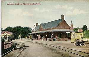 Marblehead station postcard (3)
