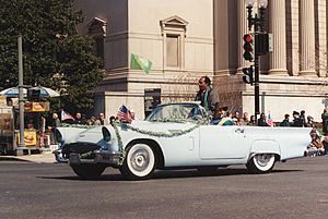 Marion Barry at 1998 St Patrick's Day Parade