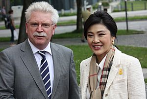Martin Zeil und Yingluck Shinawatra 3783