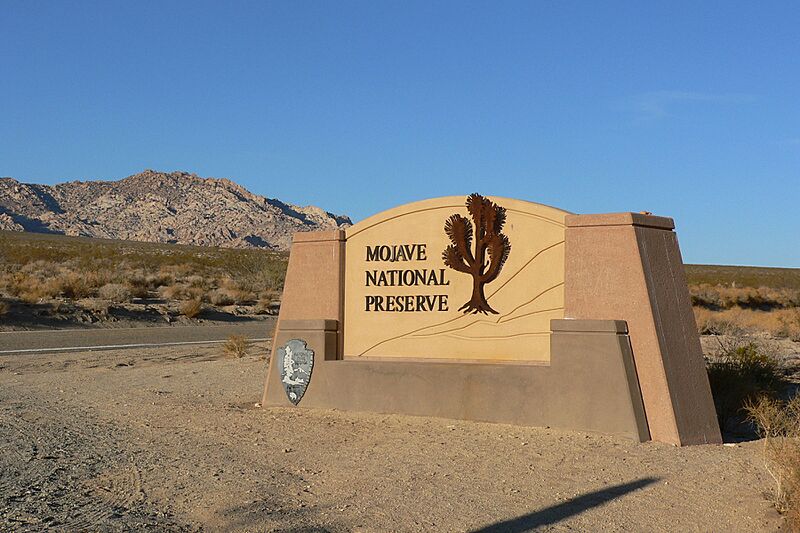 Mojave National Preserve sign 1