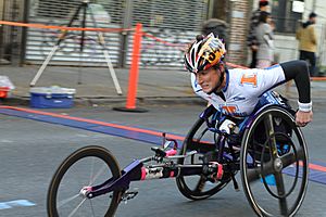 NYC Marathon wheelchair