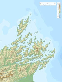 Location of Queen Charlotte Sound