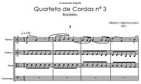 Nepomuceno String Quartet N.3