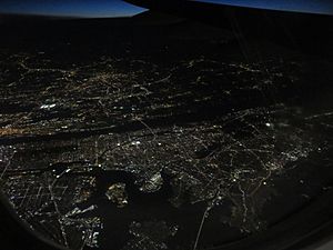 New York aerial night 2018e
