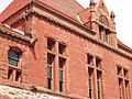 Oakes Ames Memorial Hall (North Easton, MA) - facade detail