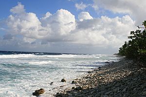 Ocean side Funafuti