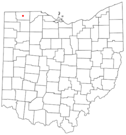 Location of Ottokee, Ohio
