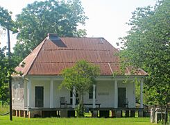 Overseer's house at Oakland Plantation, Natchitoches Parish IMG 3483