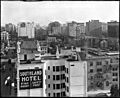 Panoramic view of Los Angeles, showing Sixth Street, Figueroa Street, Flower Street, east side of Sixth Street, ca.1916 (CHS-5796.7)