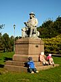 Peter Christen Asbjørnsen monument in Oslo