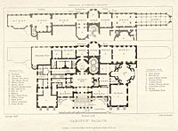 Plan of Carlton Palace in 1821