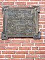 Plaquette at the birthplace of Rudolf von Jhering in Aurich (Germany)