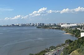 Porto Alegre vista do shopping Pontal