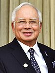 Prime Minister of Malaysia, Dato’ Sri Mohd Najib Bin Tun Abdul Razak, at Hyderabad House, in New Delhi on January 26, 2018 (cropped)