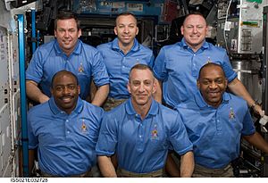 STS-129 Crew Portrait in the US Lab