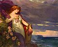 Sappho by Julius Johann Ferdinand Kronberg 1913