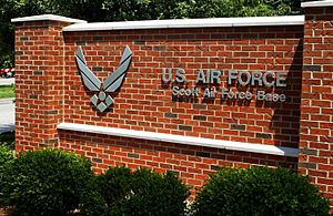 Scott AFB Welcome Sign