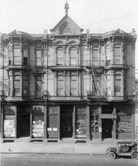 Sentous Bldg 1920 (front 615-9 N Main St., back 616-620 North Spring a.k.a. Upper Main or San Fernando St.)