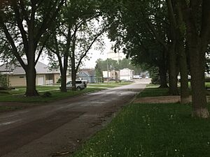 Side street view in Kingsley, Iowa