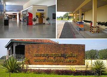 Sihanoukville airport montage