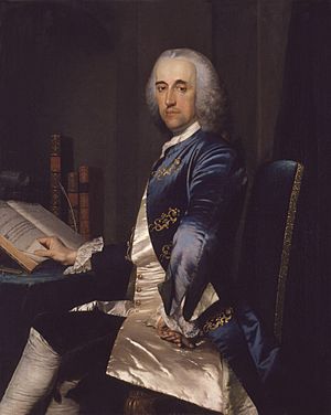 Sir Thomas Robinson, 1st Bt by Frans van der Mijn (or Myn)
