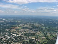Lower Springboro from the air