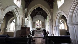 St George's Church, Edworth interior