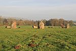 Two stone circles and two stone avenues at Stanton Drew, east of Court Farm