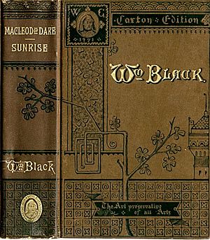 Sunrise by William Black - Book Cover - John B. Alden - New York - 1883 - Project Gutenberg eText17308