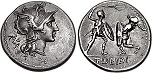 T. Didius, denarius, 113-112 BC, RRC 294-1