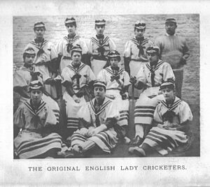 TheOriginalEnglishLadyCricketers RedLillywhite1890