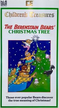 The Berenstain Bears Christmas Tree, VHS cover, 1987 edition