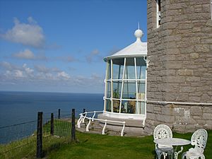 The Lamp suite of the Llandudano Lighthouse Hotel