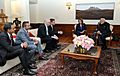 The Members of US Congress, Ms. Nancy Pelosi, Mr. Mark Warner, Mr. Ami Bera and Mr. Joe Crowley calls on the Prime Minister, Shri Narendra Modi, in New Delhi on January 26, 2015