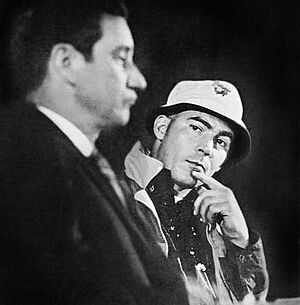 Thompson & Whitmire at the sheriff's debate (1970-10-12)