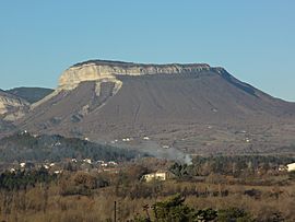 The Montagne de Saint-Genis seen from Ventavon