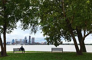 View of Louisville from Clarksville