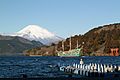 View of Mount Fuji from Lake Ashi