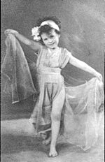 Virginia Myers at four