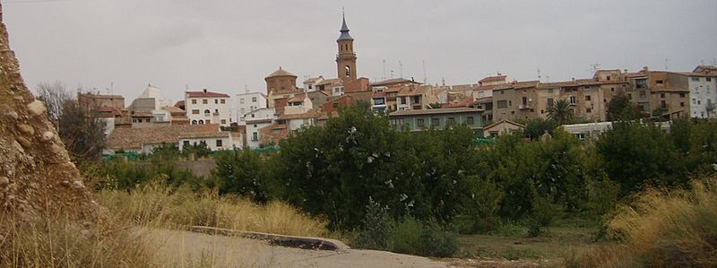 Vista parcial de Calanda