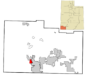 Washington County Utah incorporated and unincorporated areas Santa Clara highlighted