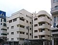 White building in ben yehuda st