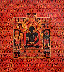 'The Dhyani Buddha Akshobhya', Tibetan thangka, late 13th century, Honolulu Academy of Arts