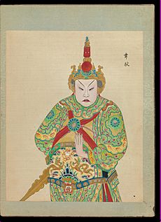 無款 清末 京劇一百人物像 冊 絹本-One hundred portraits of Peking opera characters MET DP280077
