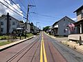 2022-08-08 12 54 29 View southwest along Hudsondale Street at Yeakle Street in Weatherly, Carbon County, Pennsylvania