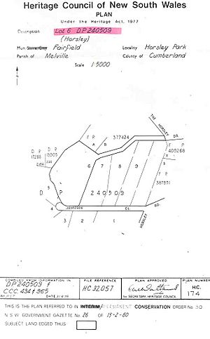 30 - Horsley complex (homestead, outbuildings, garden, farm) - PCO Plan Number 030 (5045518p1).jpg