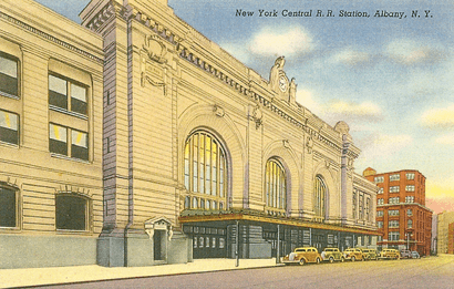 A postcard of the station from circa 1930